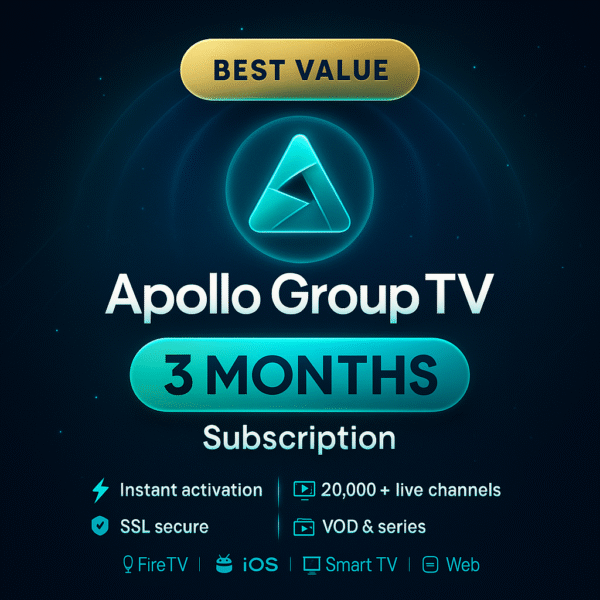 Apollo Group TV 3 Month Subscription
